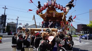 令和4年 中野區 午前巡行 保久良神社 東灘だんじり祭