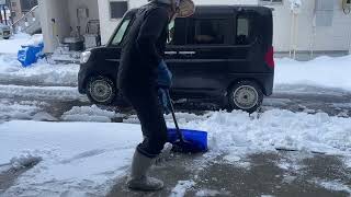 令和7年2月6日 さっきの続き。防災小屋の掘り出しなど