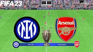 FIFA 23 | Inter Milan vs Arsenal - UEFA Champions League - PS5 Gameplay