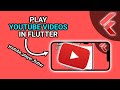 Flutter Tutorial - How to Play Youtube Videos (youtube_player_flutter) #Flutter #AppDevelopment