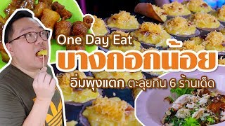 VLOG 60 l One Day Eat @บางกอกน้อย • อิ่มพุงแตก 6 ร้านเด็ด l Kia Zaab