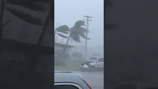 Wind Throws the Car Like a Toy | Super Typhoon Mawar on Guam island shorts  #Shorts