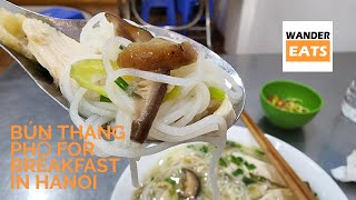 Eat: BUN THANG for Breakfast in Old Quarters, Hanoi