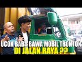 SOCIAL EXPERIMENT ! UCOK BABA KENDARAI MOBIL TRONTON DI JALAN RAYA ??