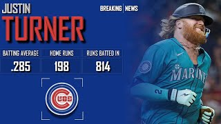 𝐁𝐑𝐄𝐀𝐊𝐈𝐍𝐆 𝐍𝐄𝐖𝐒: Chicago Cubs Sign First Baseman Justin Turner To One-Year Deal | 2024 MLB Offseason