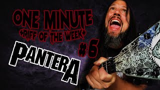 Riff of the Week - Pantera *Primal Concrete Sledge*