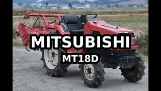 MITSUBISHI Tractor MT18D / Engine Starting Up