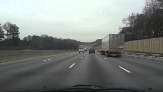 Time lapse highway in Atlanta
