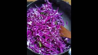 Purple Cabbage Recipe #cookingforbeginners #purplecabbage