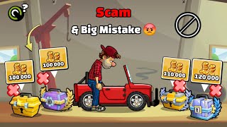 😭 BIG MISTAKE & SCAM in - Hill Climb Racing 2