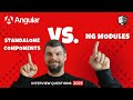Standalone Components vs Traditional NgModules - Interview Questions