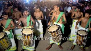 Procession of Koovagam Festival on the streets of Tamil Nadu