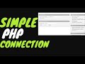 Create a Simple connection to SQL (Relational database) with VSCODE and XAMPP