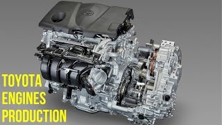 Toyota 4-Cylinder and 8-Cylinder Engines Production