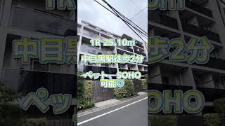 【中目黒駅徒歩2分】ペット可、SOHO可の希少な賃貸マンション🌟