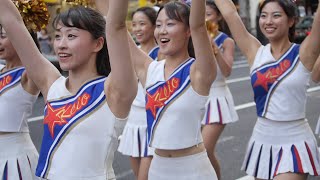 アンスコ ドアップ 慶應義塾大学チアリーダー 早慶応援合戦15