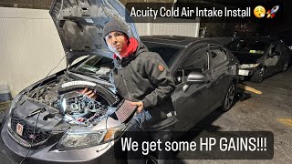 Acuity Cold Air Intake Install 9th Gen Honda Civic Si