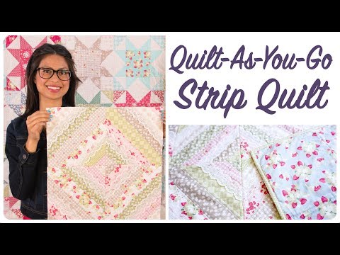Quilt-As-You-Go Made Modern Book - Strip Quilt Quilt-As-You-Go Made Modern Book - Strip Quilt