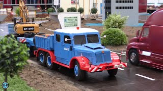 Cool Oldtimer RC Trucks \u0026 RC Crane and RC concrete mixer truck