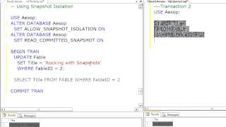 SQL Server Using Snapshot Isolation