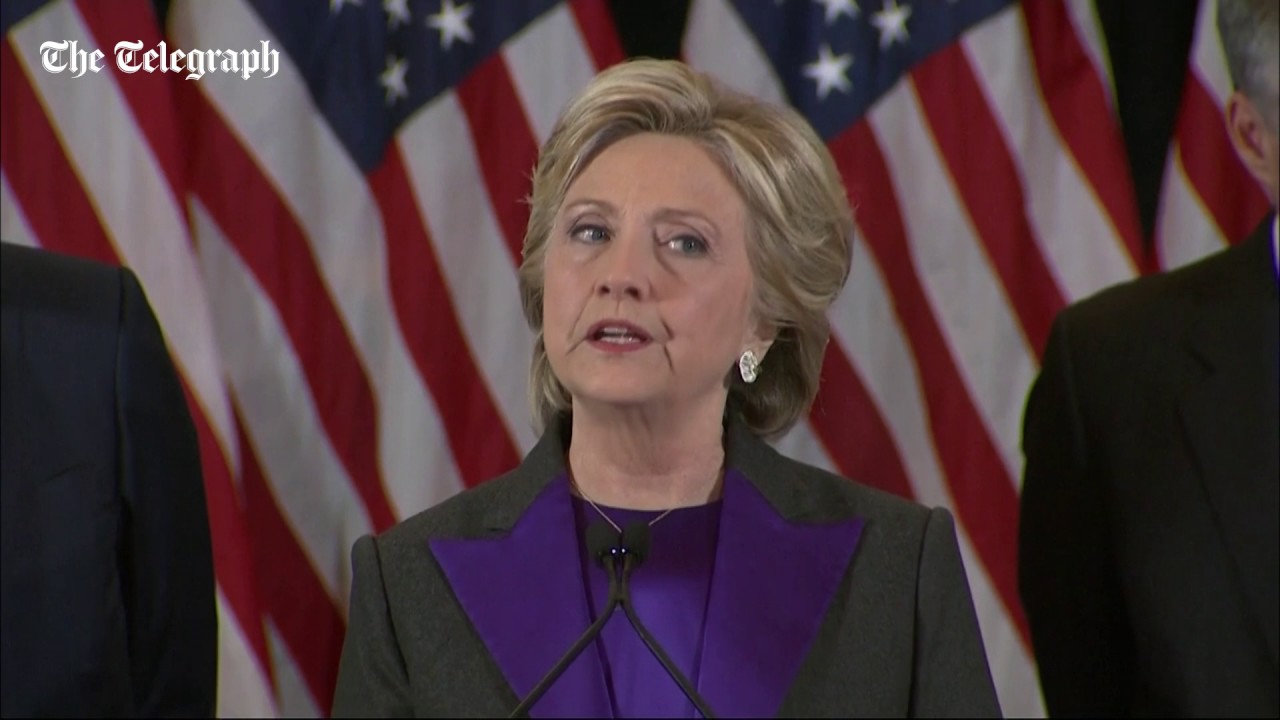 US Election 2016: Hillary Clinton's Concession Speech - YouTube