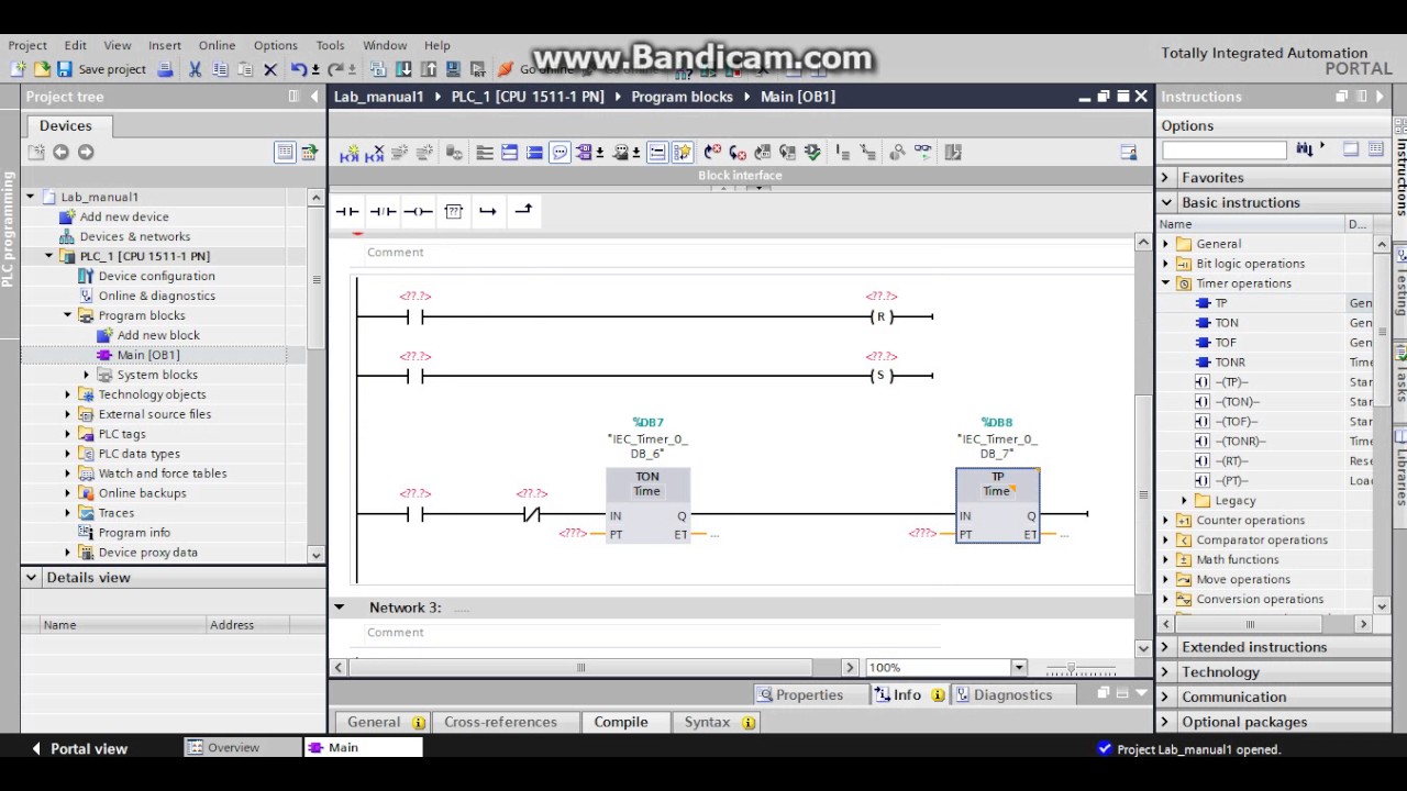 Testing Ladder Logic Program Lanakr