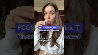 PCOS friendly Blackberry Mint Mocktail! #pcos