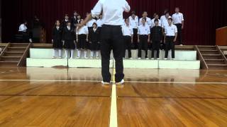 倉田山中学校　合唱コンクール２０１１　３年４組　「はじまり」 #合唱 #合唱曲