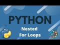 Python Tutorial Ep. 14 - Nested For Loops w/ Fibonacci Sequence & Factorials