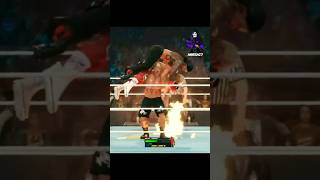 WWE 2K23 BROCK LESNAR GIVE DOUBLE F5 TO ROMAN REIGNS & CODY RHODES #shorts #brocklesnar #trending