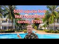 🤯HUGE & RARE beachfront 2 storey 7 bedroom condo, 26m THB!