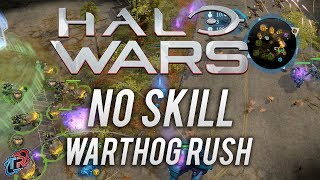 No Skill Warthog Rush | Halo Wars Multiplayer