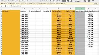 How to complete cvs file to upload on the NWEA MAP TEST rosters