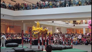 [4K] 柔佛沙威文青龙狮团 Johor Sawit Wen Ching in 1st KSL Esplanade Mall Cup Acrobatic Lion Dance Championship