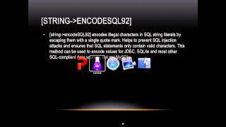 Lasso Programming: [string→encodeSQL92]