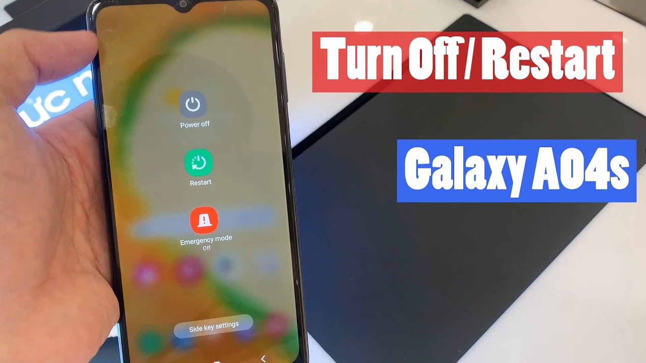 Samsung Galaxy A04s: How To Turn Off / Restart (2 Ways) - YouTube