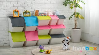 livinbox Stackable storage bins, MHB series