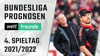 Bundesliga Tipps 4. Spieltag 21/22 ⚽ Vorschau & Prognose