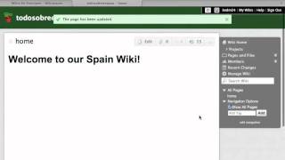 Working with Wikispaces