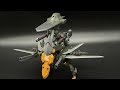 【改造ガンプラ】グリムゲルデ改造ハシビル専用２号機　可変機シュービルドライテ【ミキシング】【gunpla kitbash custom 】