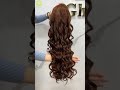 ghair dark ginger color——28 body wave texture with 5x5 tp lace human hair frontal