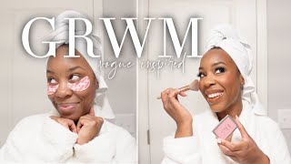 GRWM🌸while trying some *NEW MAKEUP* | vogue inspired makeup tutorial | Andrea Renee