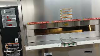 E314646 - Baxter OV851G Natural Gas 18 Pan Stainless Steel Revolving Tray Oven