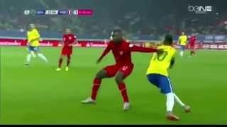 Neymar Amazing Sombrero Skill Vs Peru 2015 HD, Мастерство Неймара в матче против Перу 2015 HD