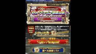 FFRK(156) FF30th　anniversary　セレクションガチャ