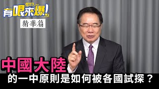 【有哏來爆 精華｜蔡正元】中國大陸的一中原則是如何被各國試探？