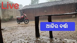 Rain 🌧️🌧️🌧️🌧️ ଆଜିର ବର୍ଷା // ଆଜିର ପାଣି ପାଗ Tody live