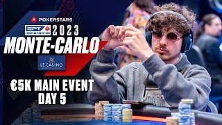 EPT Monte-Carlo 2023: €5,300 Main Event Day 5 Livestream ♠️ PokerStars