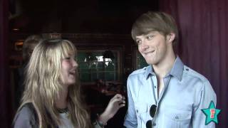 Disney Star Sterling Knight is suprised by Debby Ryan