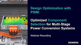 Optimized component selection for multi-stage power conversion systems